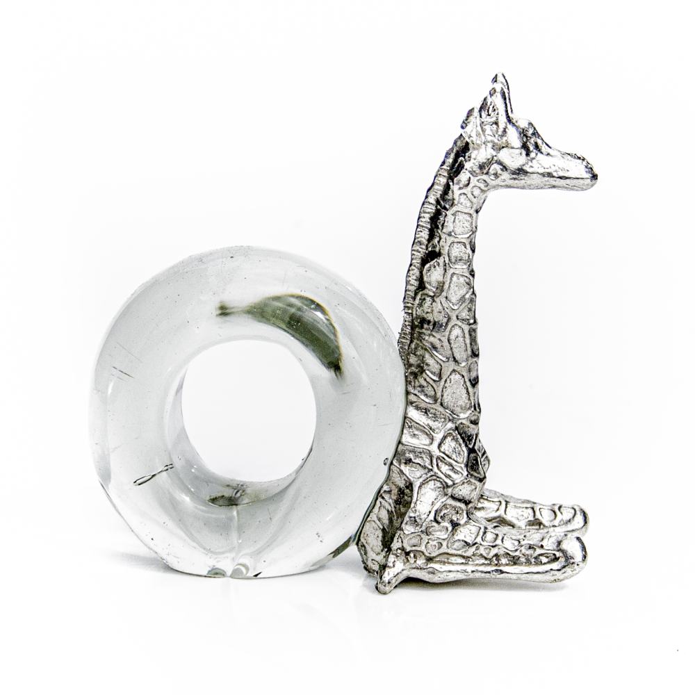 Pewter Giraffe Napkin Ring