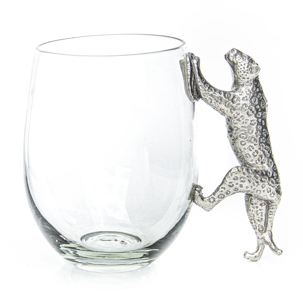 Pewter Leopard Beermug