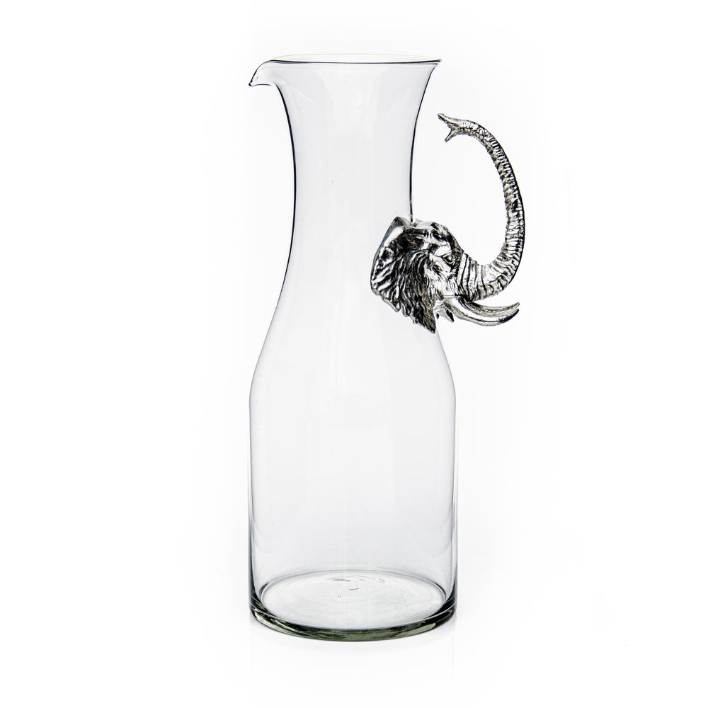 Pewter Elephant Handle Jug