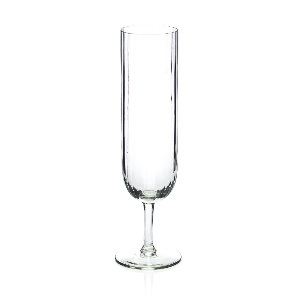 Optic Champagne Glass