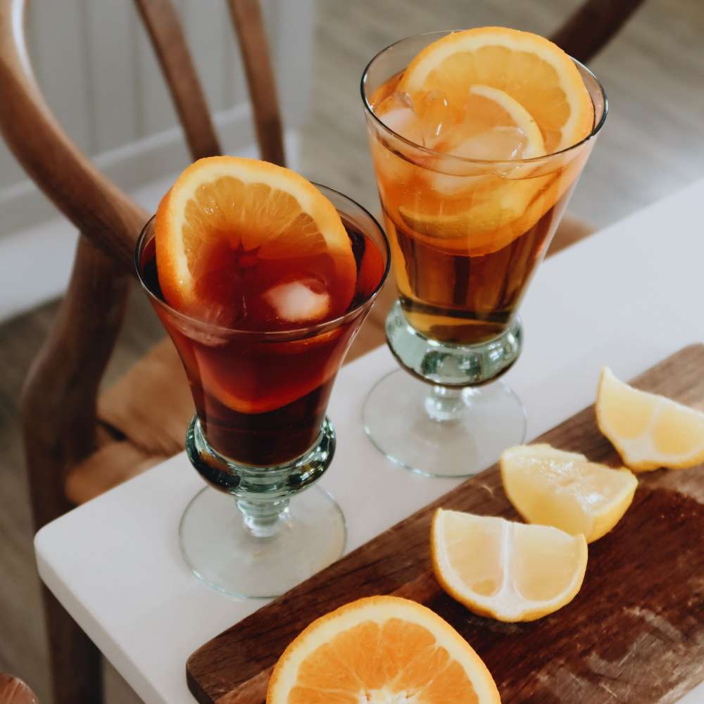 Thistle red wine glass