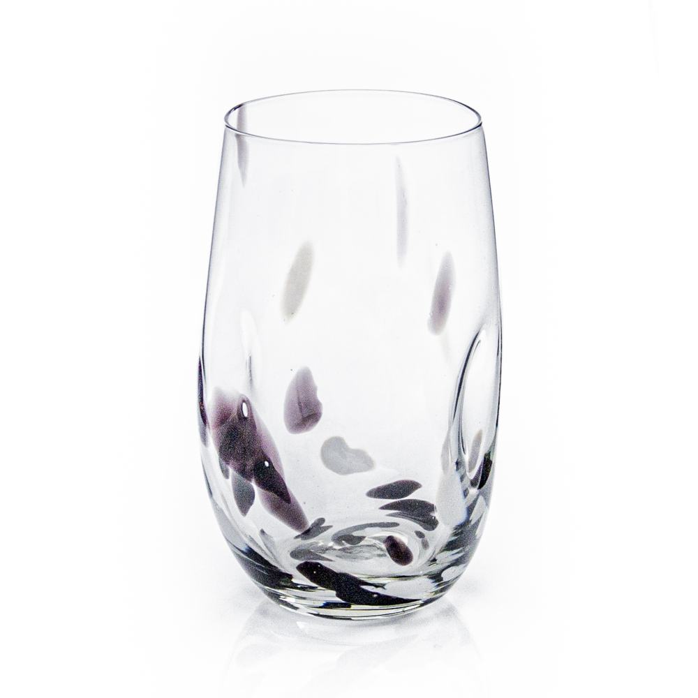 Tulip wonky tumbler with colour flecks