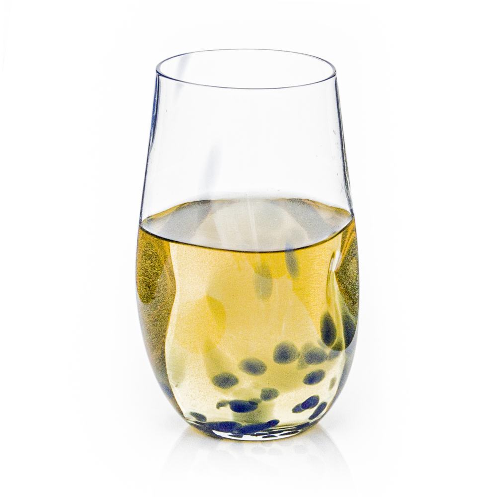 Tulip wonky tumbler with colour flecks