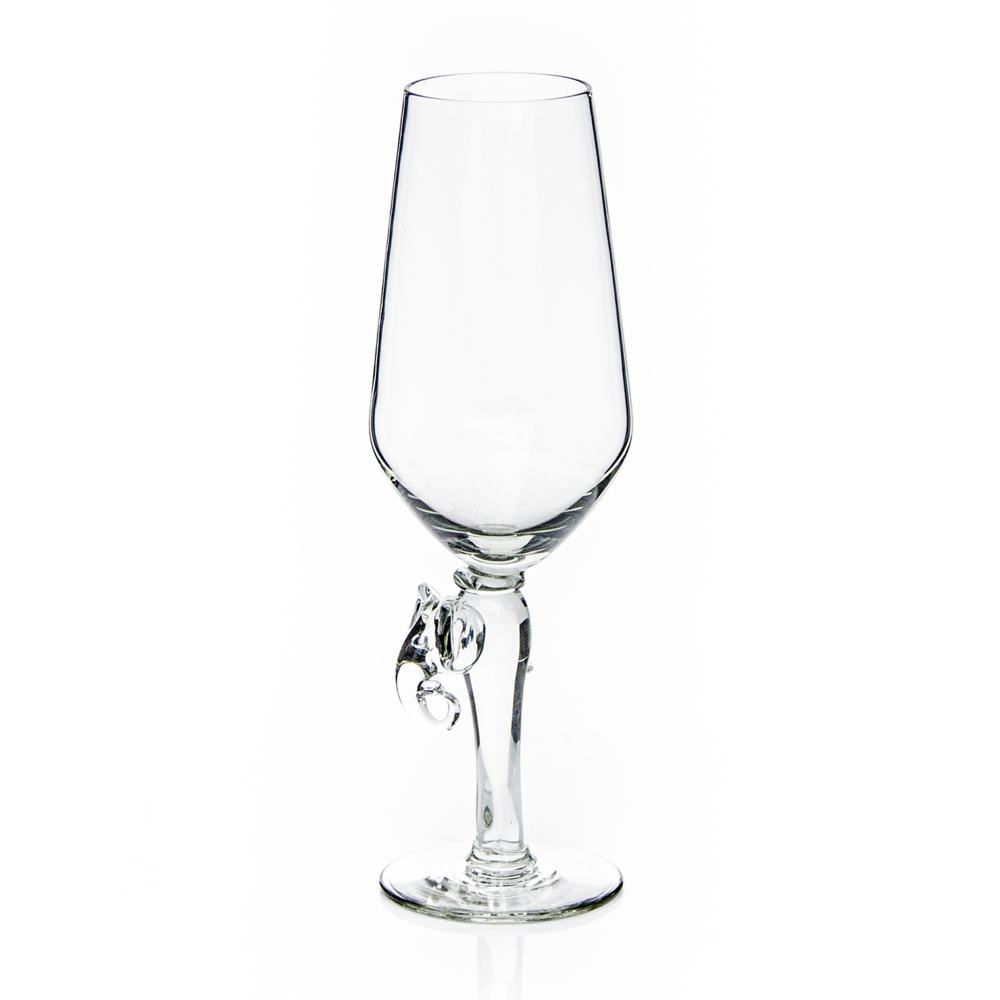 Vulindlela Elephant Stem Champagne Flute