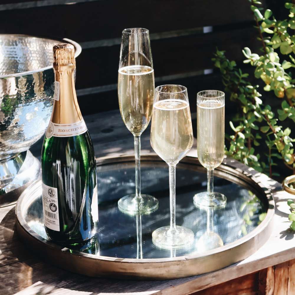 Vulindlela Champagne glass