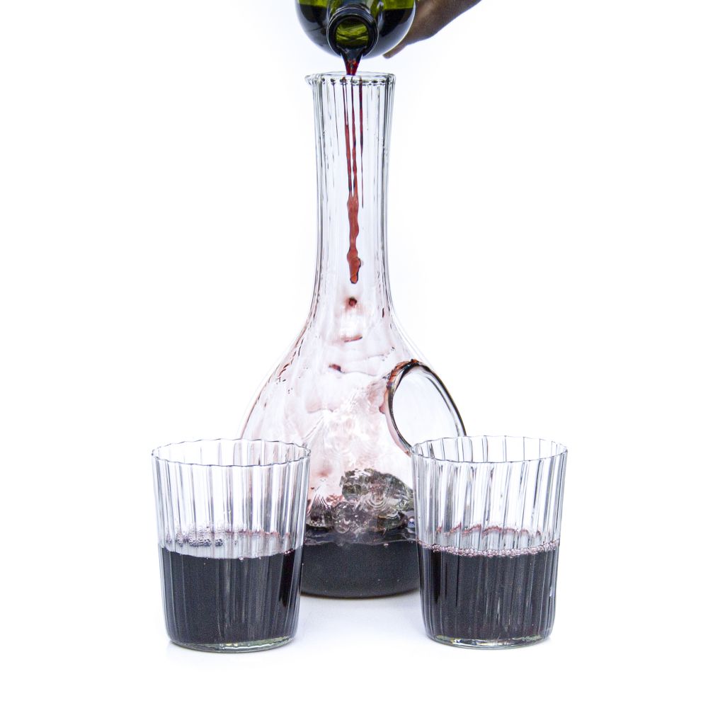 Optic Wine Cooler with 2 Straight Optic Tumblers