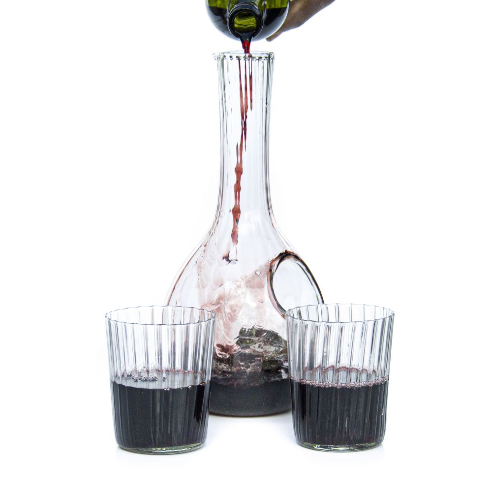 Optic Wine Cooler with 2 Straight Optic Tumblers