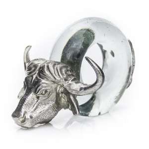 Pewter Rhino Napkin Ring